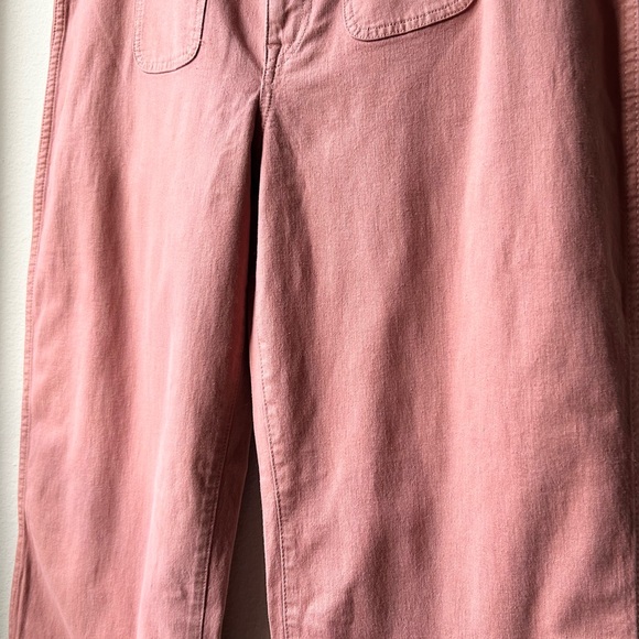 Madewell Emmett 2.0 Wide-Leg Crop Pants NK161 Pink Dried Rose Sz 33P - Picture 8 of 15